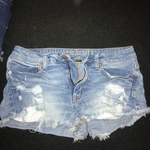 High-Rise Jean Shorts